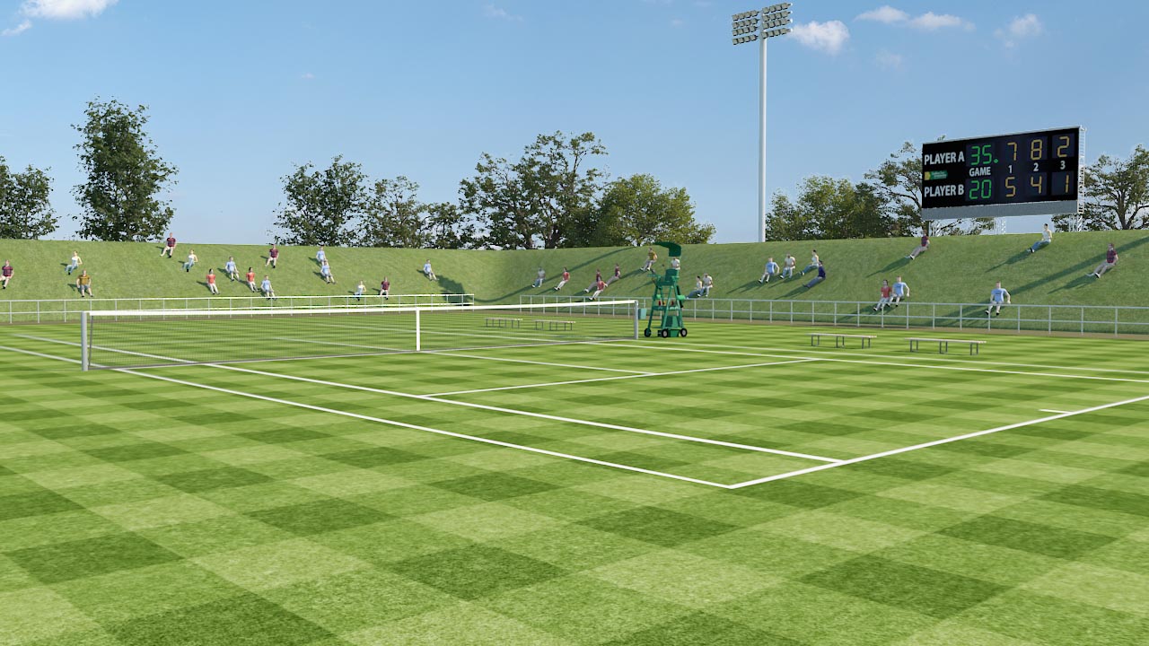 chithravathi organic village farming community upcoming 3D tennis court